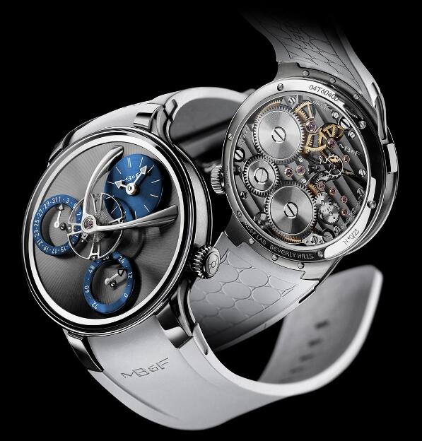 Review MB & F 04.TR.BLB Legacy Machine Split Escapement EVO Beverly Hills Edition watch replica - Click Image to Close